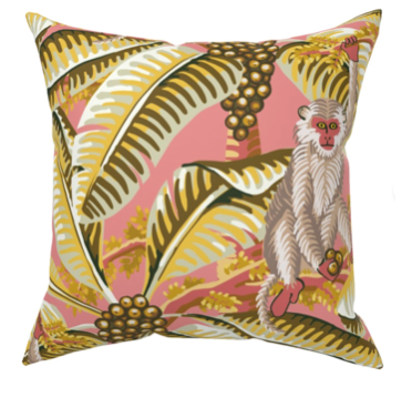 Custom Made Designer Throw Pillow-The Colony Hotel