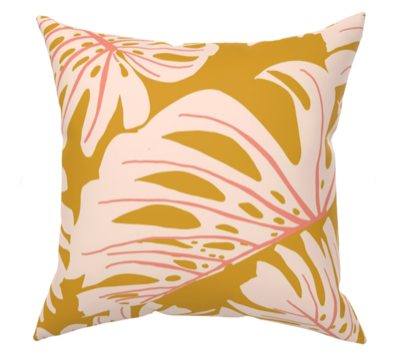 Custom Made Designer Throw Pillow-The Colony Hotel