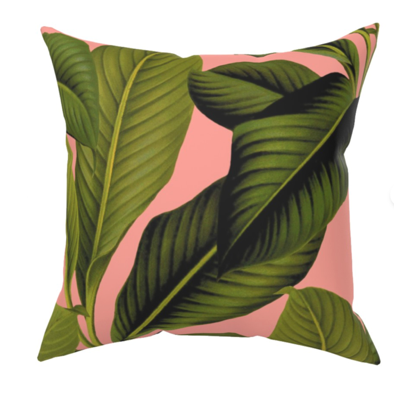 Custom Made Designer Throw Pillow Set-Palm Beach