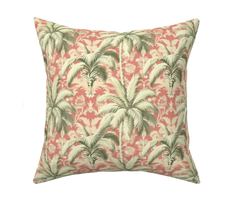 Custom Made Designer Throw Pillow Set-Palm Beach