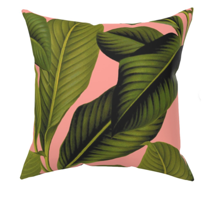 Custom Made Designer Throw Pillow-Palm Beach