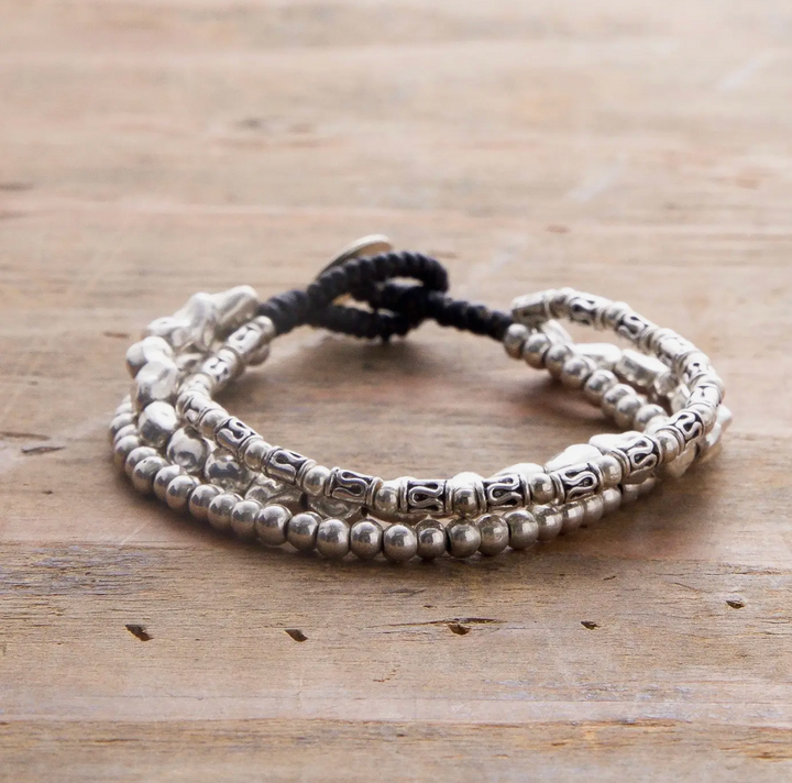 Triple Strand Premium Alloy Bracelet