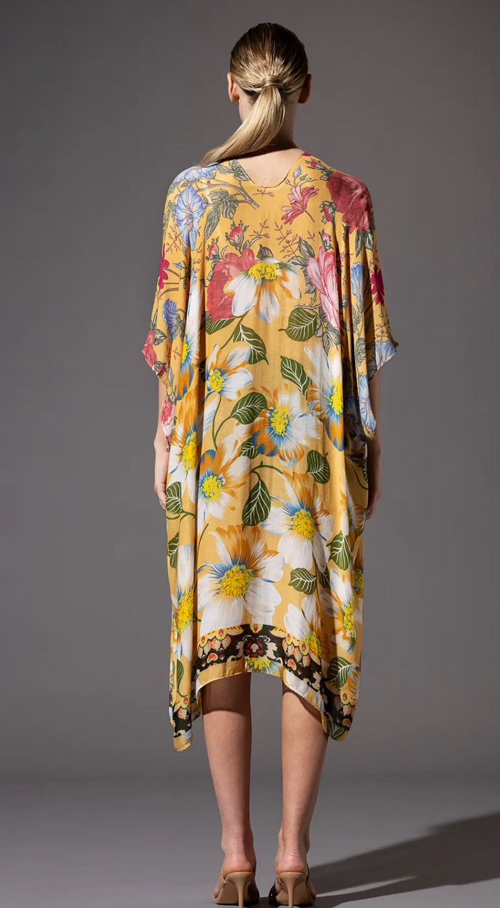 Kimono Top-Chickory Gold