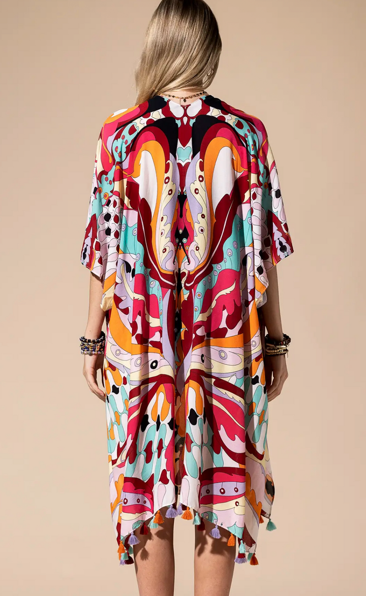 Kimono Top-Multi
