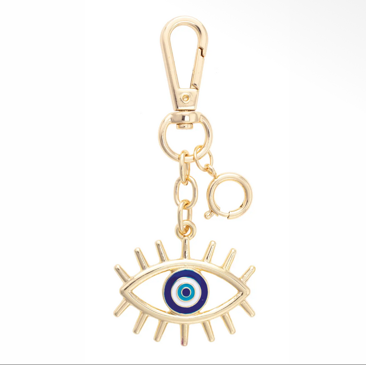 Bag Charm Evil Eye-18K gold plate