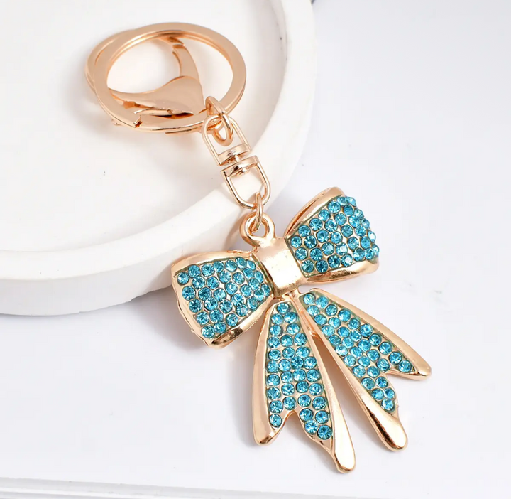 Bag Charm-Turquoise Rhinestone