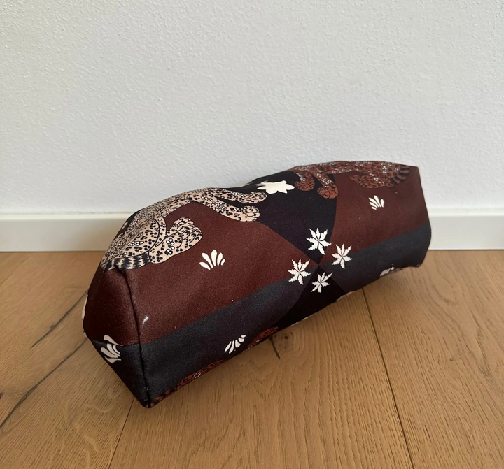 Fabric Clutch Bag-Nero