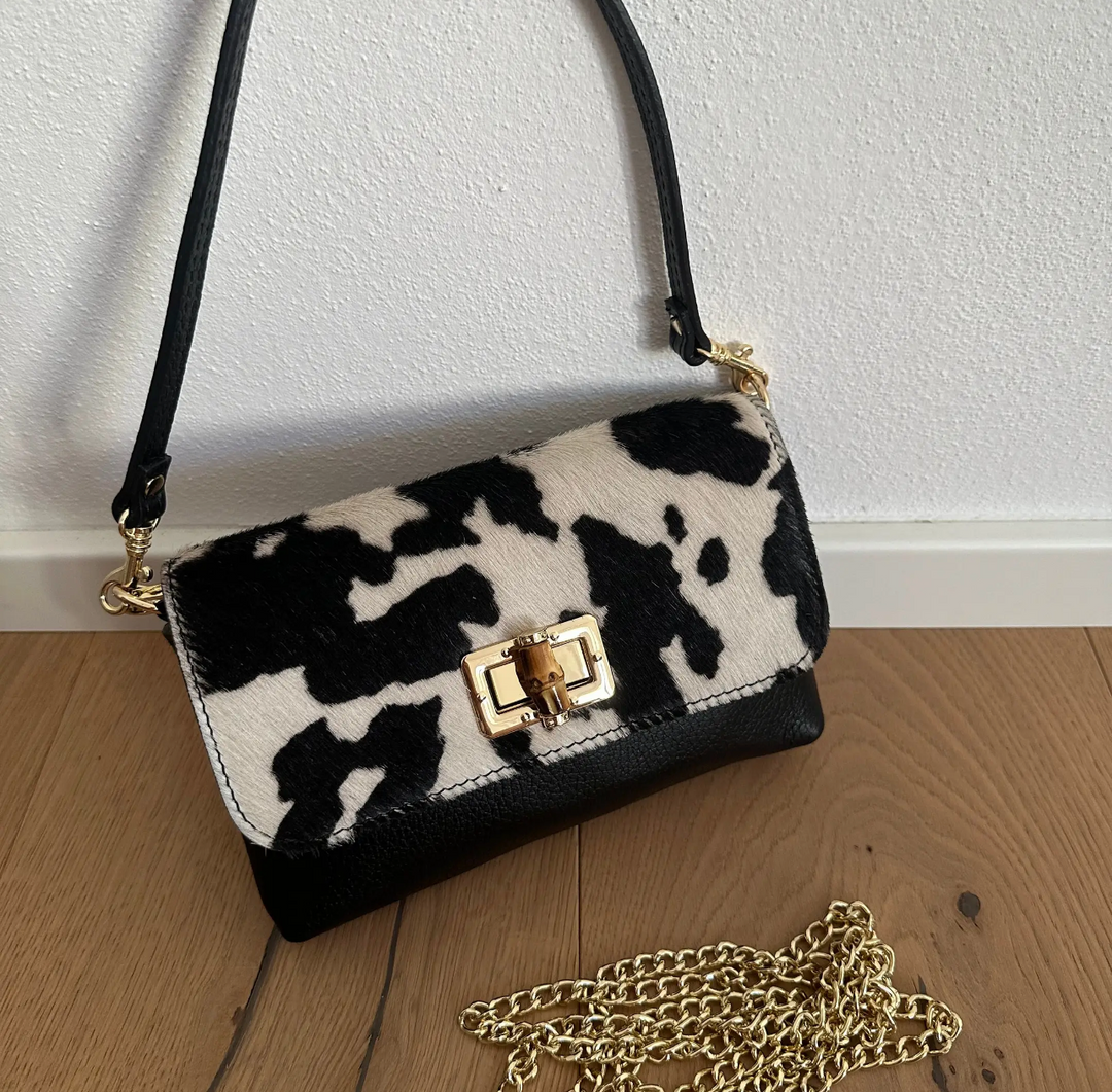 Pony Print Hair on Hide Cross Body Bag