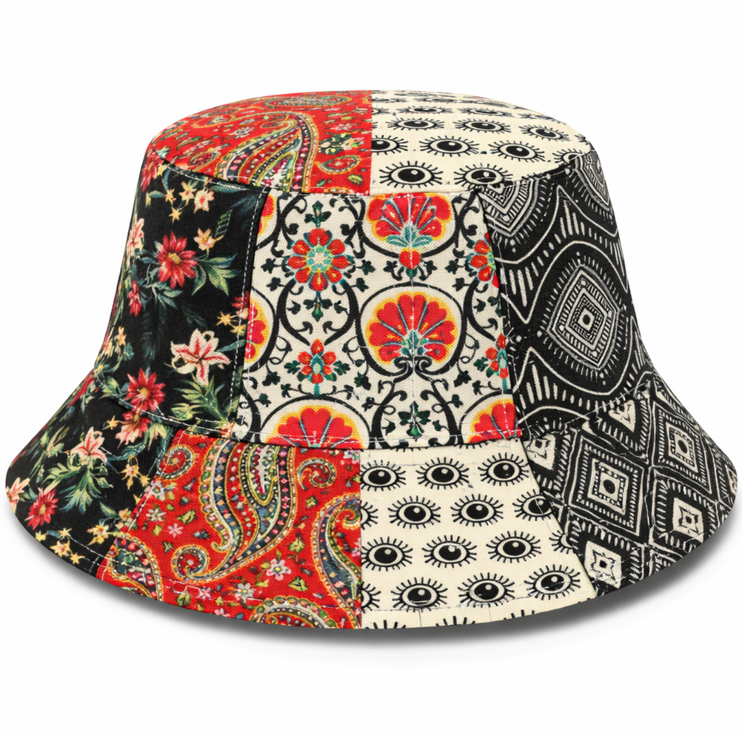 Custom Hand Made Designer Bucket Hats-Patchwork Style (Select Styles Shown Below)