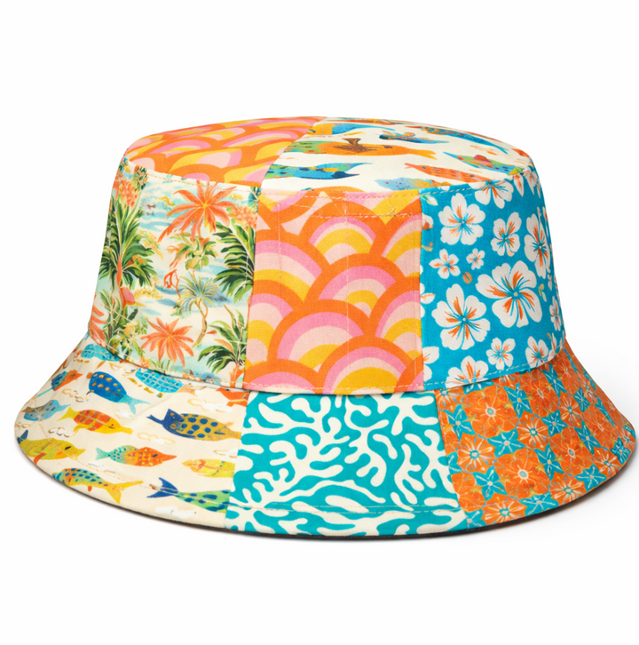 Custom Hand Made Designer Bucket Hats-Patchwork Style (Select Styles Shown Below)