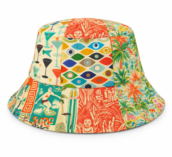 Custom Hand Made Designer Bucket Hats-Patchwork Style (Select Styles Shown Below)