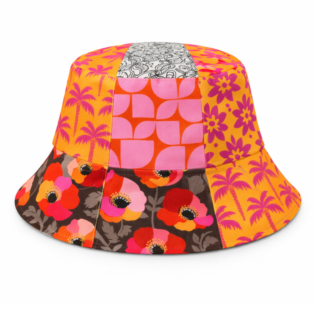 Custom Hand Made Designer Bucket Hats-Patchwork Style (Select Styles Shown Below)