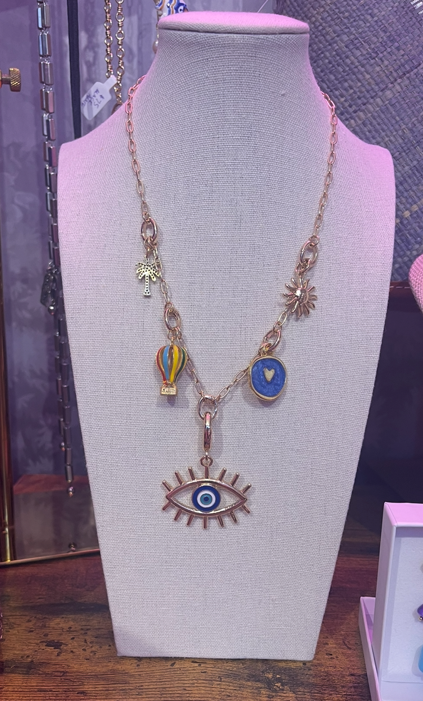 Evil Eye Charm Necklace