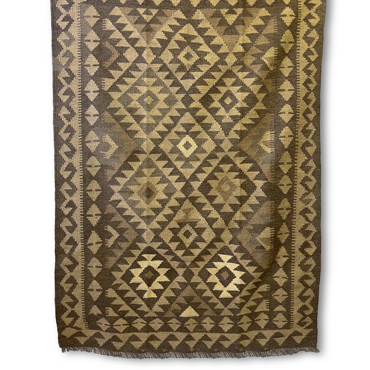 Earth-Toned Wool Kilim