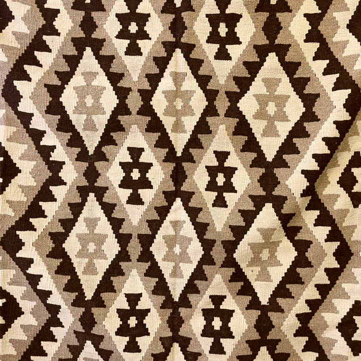 Large, 100% wool, hand woven Kilim rug