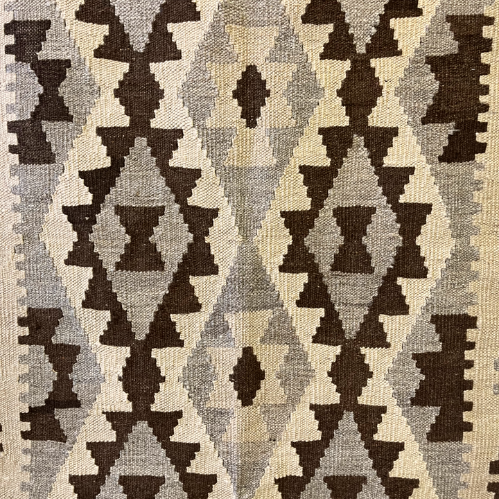 Small Hand-Knotted Wool Kilim