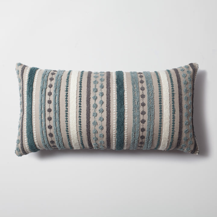 Avenue Lumbar Long-Petrol Blue, Linen, White