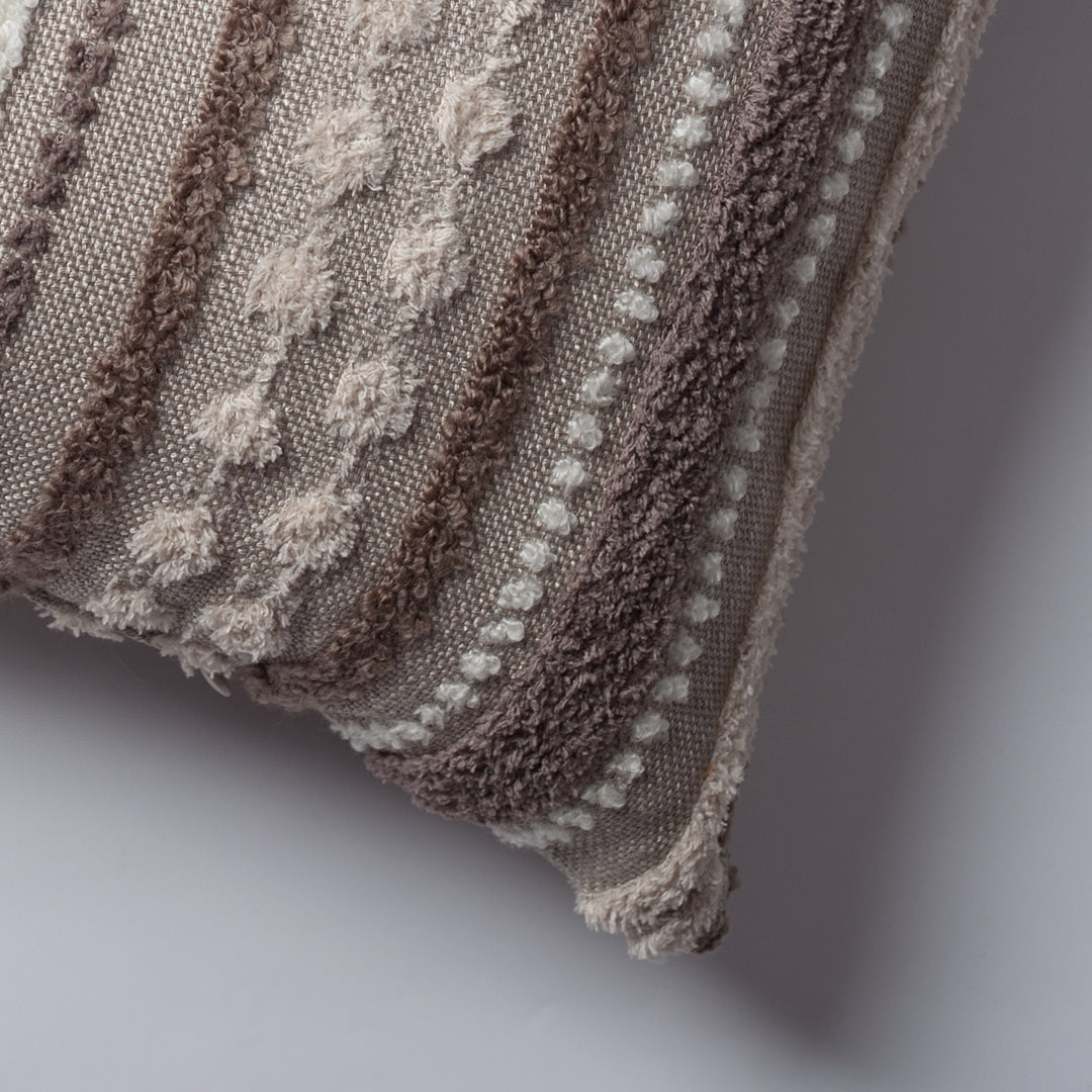 Avenue Lumbar Long-Beige, Taupe, and White