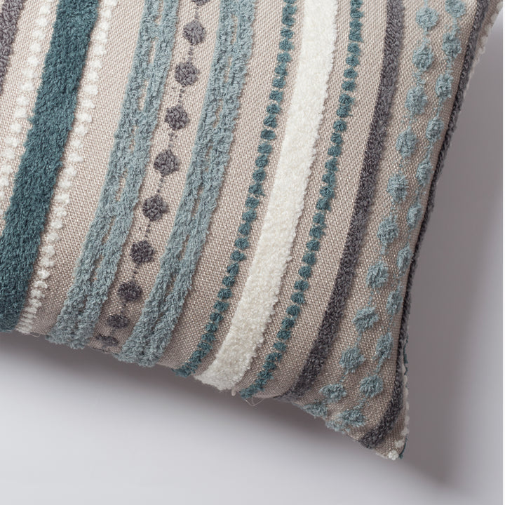 Avenue Lumbar Long-Petrol Blue, Linen, White