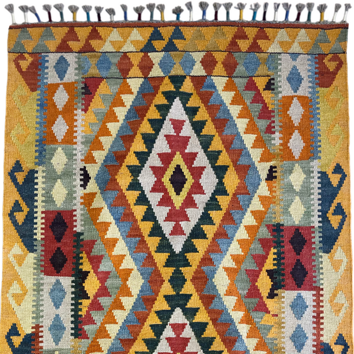 Mid-Sized Wool Kilim Rug